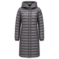 Parajumpers Woman Down Jacket Long Magalie Grey