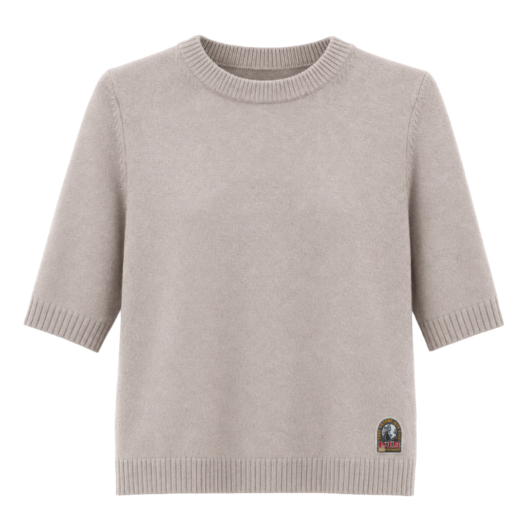 Parajumpers Woman Knit Crew Neck Idria Grey