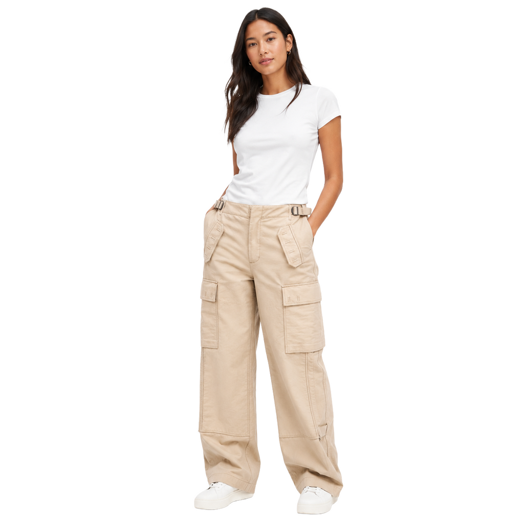 Parajumpers Woman Trousers Cargo Beige