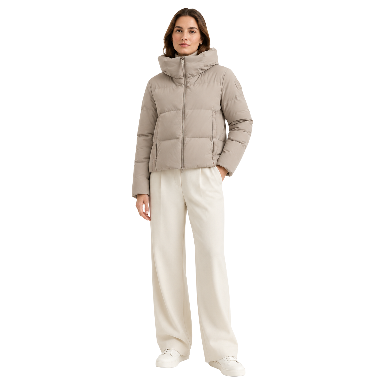 Parajumpers Woman Jacket Enama Beige