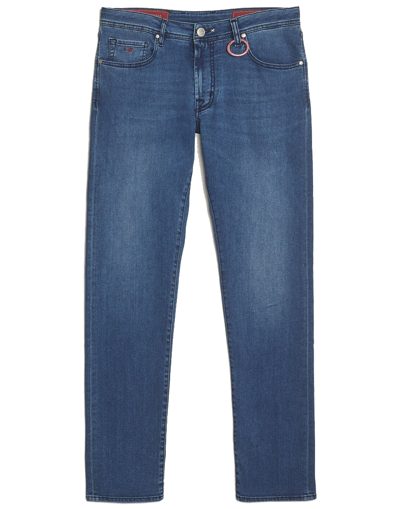 Tramarossa Man Leonardo Dbcs Sky Distressed Jeans Blue