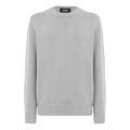 Alpha Studio Man Sweater Crew Neck Nuvola Grey