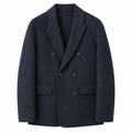 Alpha Studio Man Jacket Double-Breasted Blue