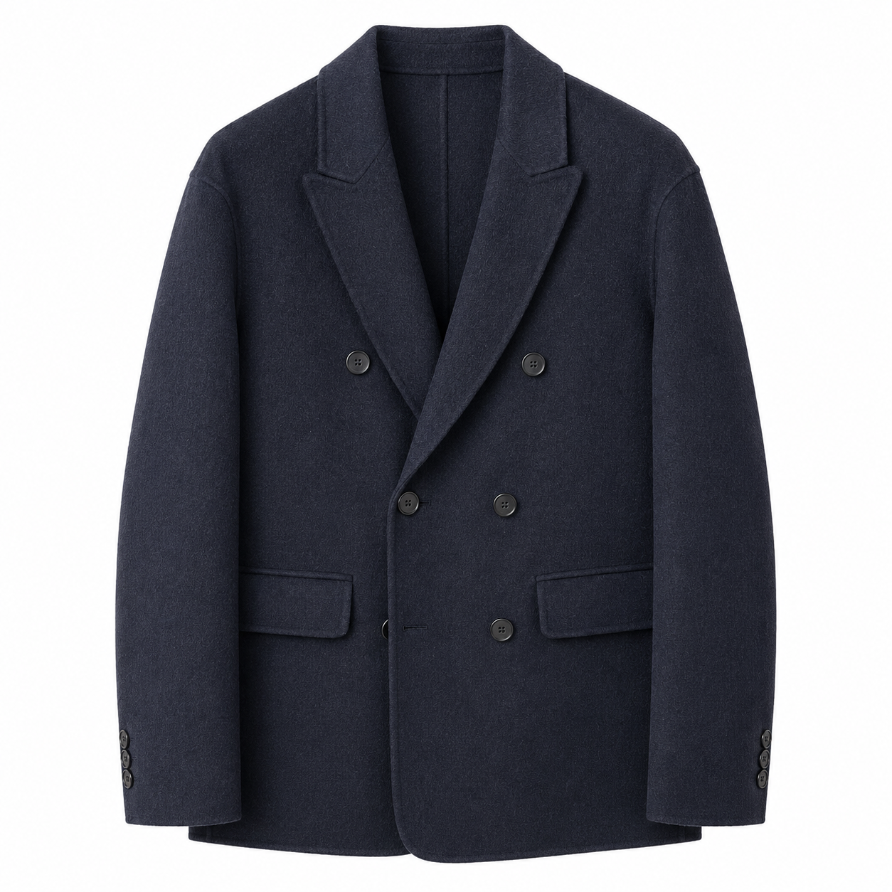 Alpha Studio Man Jacket Double-Breasted Blue