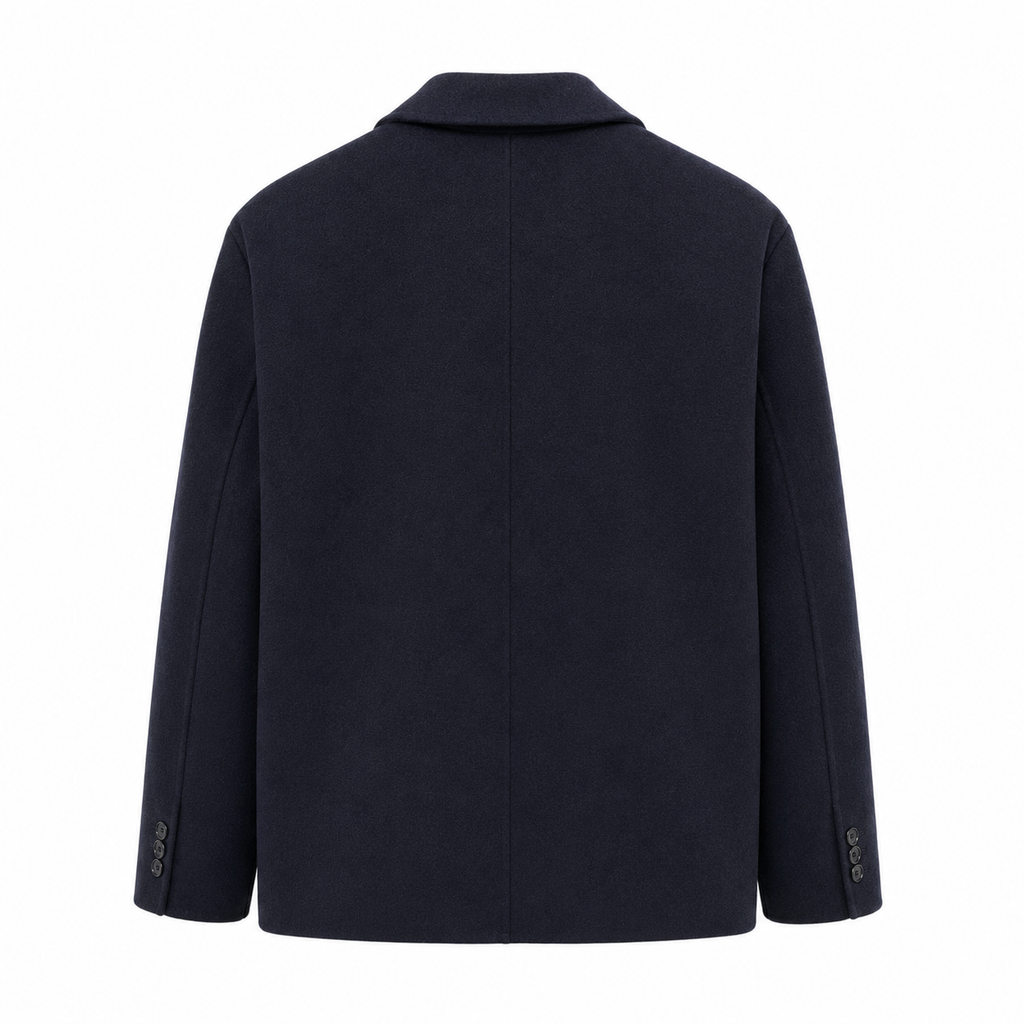 Alpha Studio Man Jacket Double-Breasted Blue