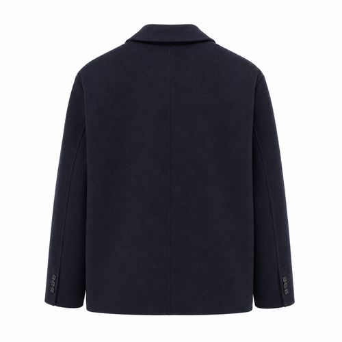 Alpha Studio Man Jacket Double-Breasted Blue