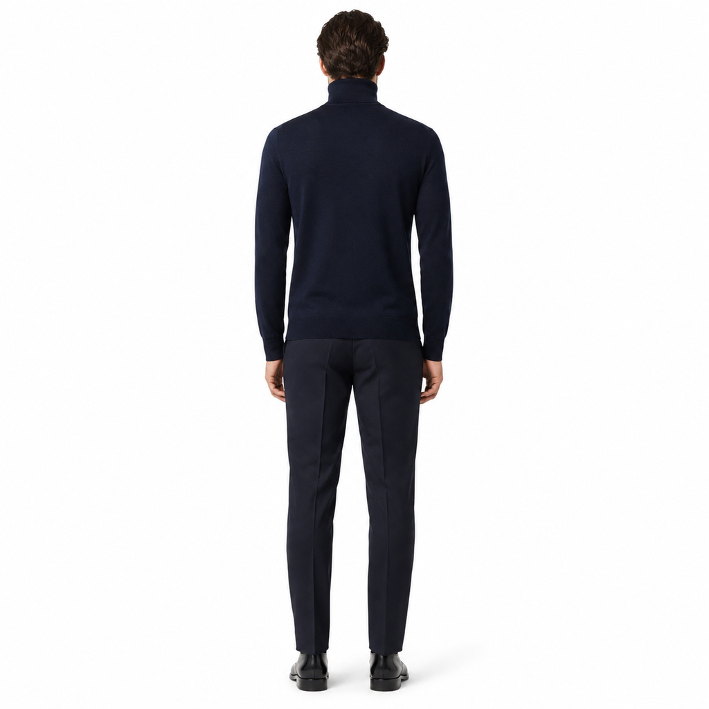 Alpha Studio Man Knit Ciclista Ultrafine Blue
