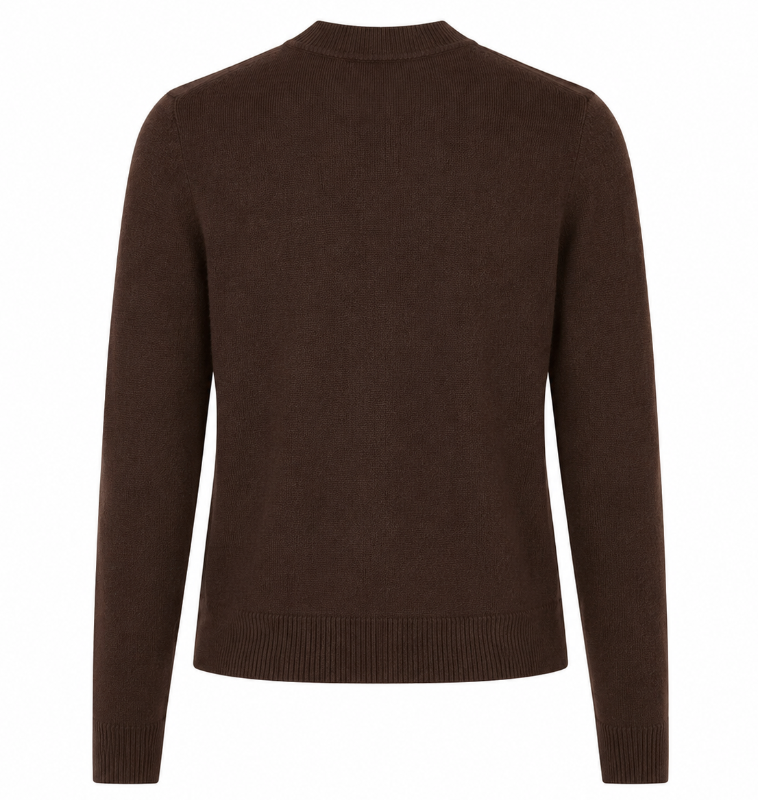 Alpha Studio Woman Rebecca Cropped Long Retrò Sweaters Brown