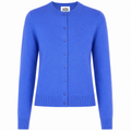 Alpha Studio Woman Rebecca Cropped Long Retrò Sweaters Light Blue