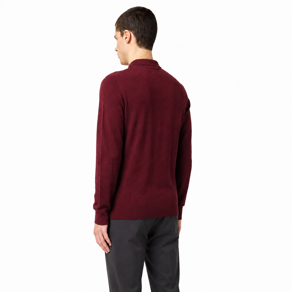 Alpha Studio Man Polo Ultrafine Red