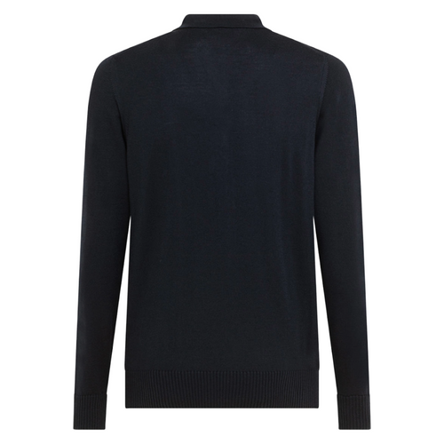 Alpha Studio Man Polo Slim Sleeve Long Blue