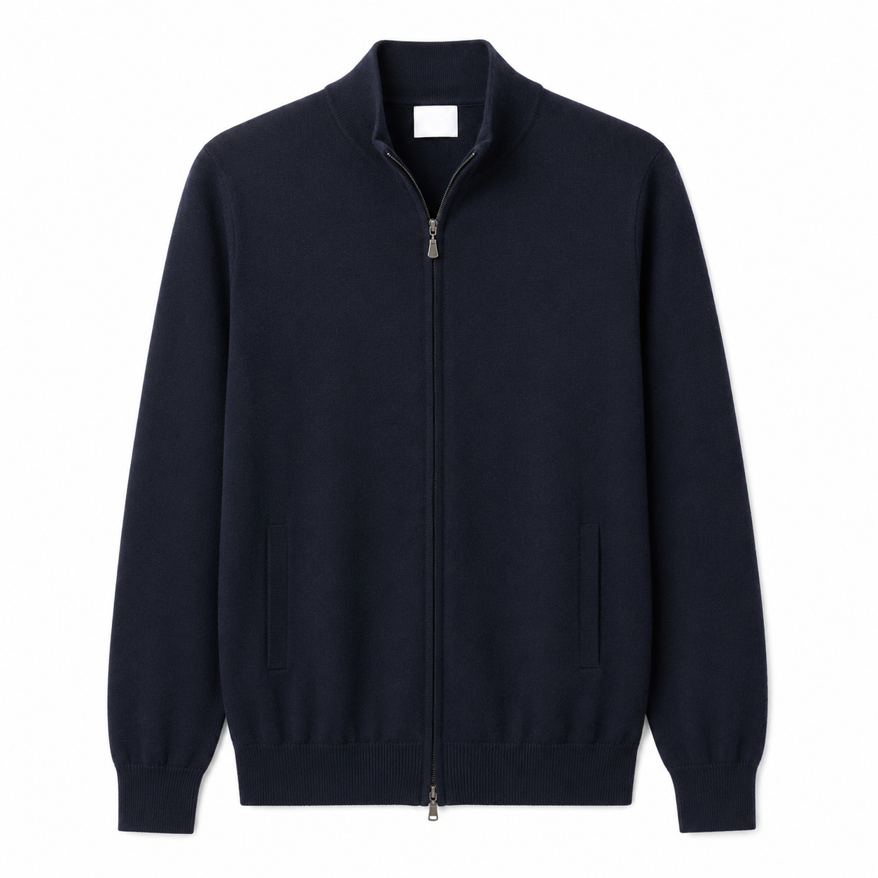 Alpha Studio Man Sweatshirt Zip Blue