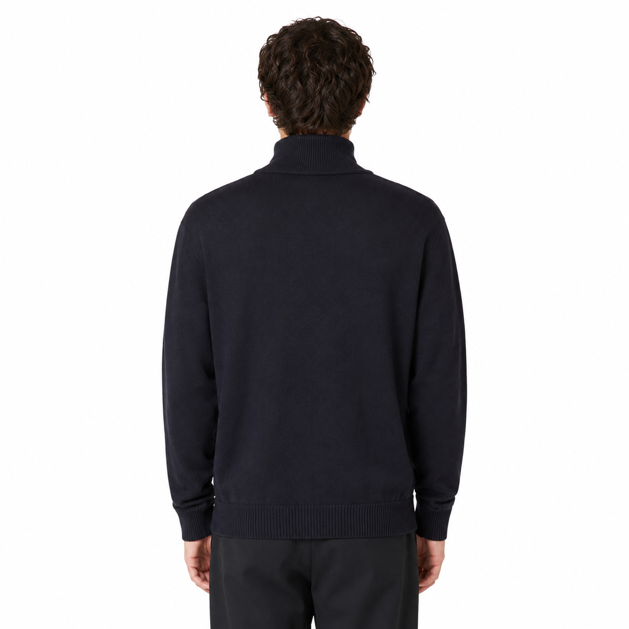 Alpha Studio Man Sweatshirt Zip Blue