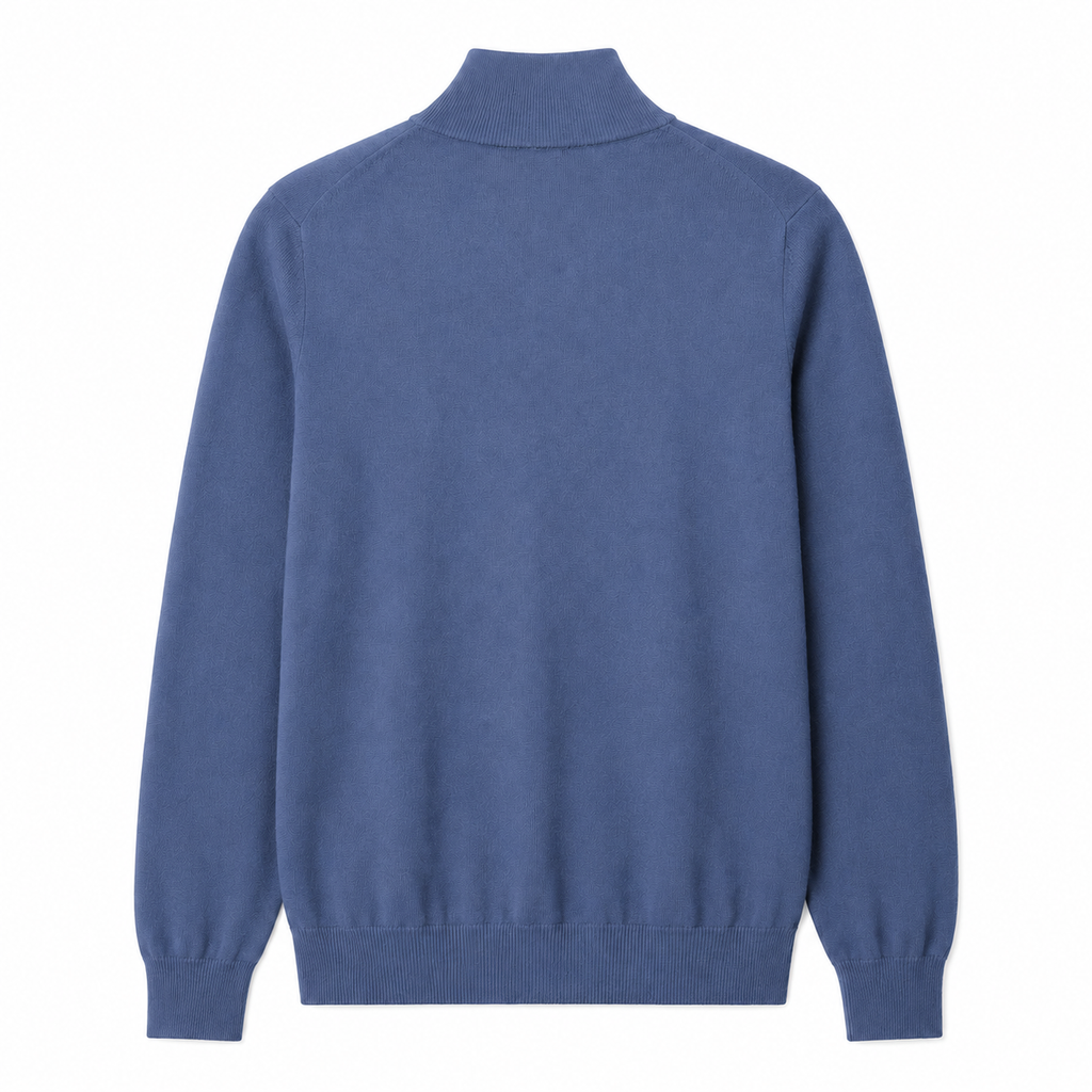 Alpha Studio Man Sweatshirt Zip Light Blue