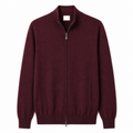 Alpha Studio Man Sweatshirt Zip Red