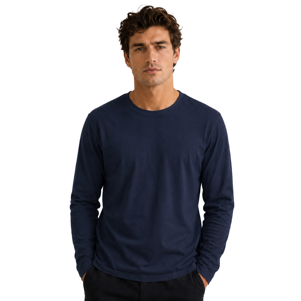 Alpha Studio Man T-Shirt Jersey Stretch Blue