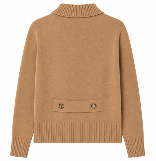 Alpha Studio Woman Jacket Doppio Petto Retrò Camel