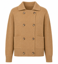 Alpha Studio Woman Jacket Doppio Petto Retrò Camel