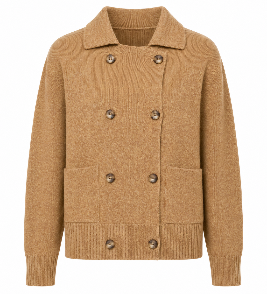 Alpha Studio Woman Jacket Doppio Petto Retrò Camel