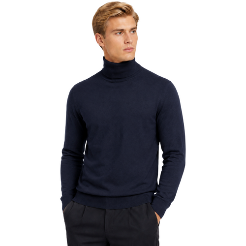 Alpha Studio Man Knit Ciclista Silk Cashmere Blue