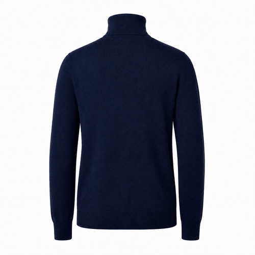 Alpha Studio Man Knit Ciclista High Neck Blue
