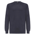 Alpha Studio Man Knit Crew Neck Merinos Blue