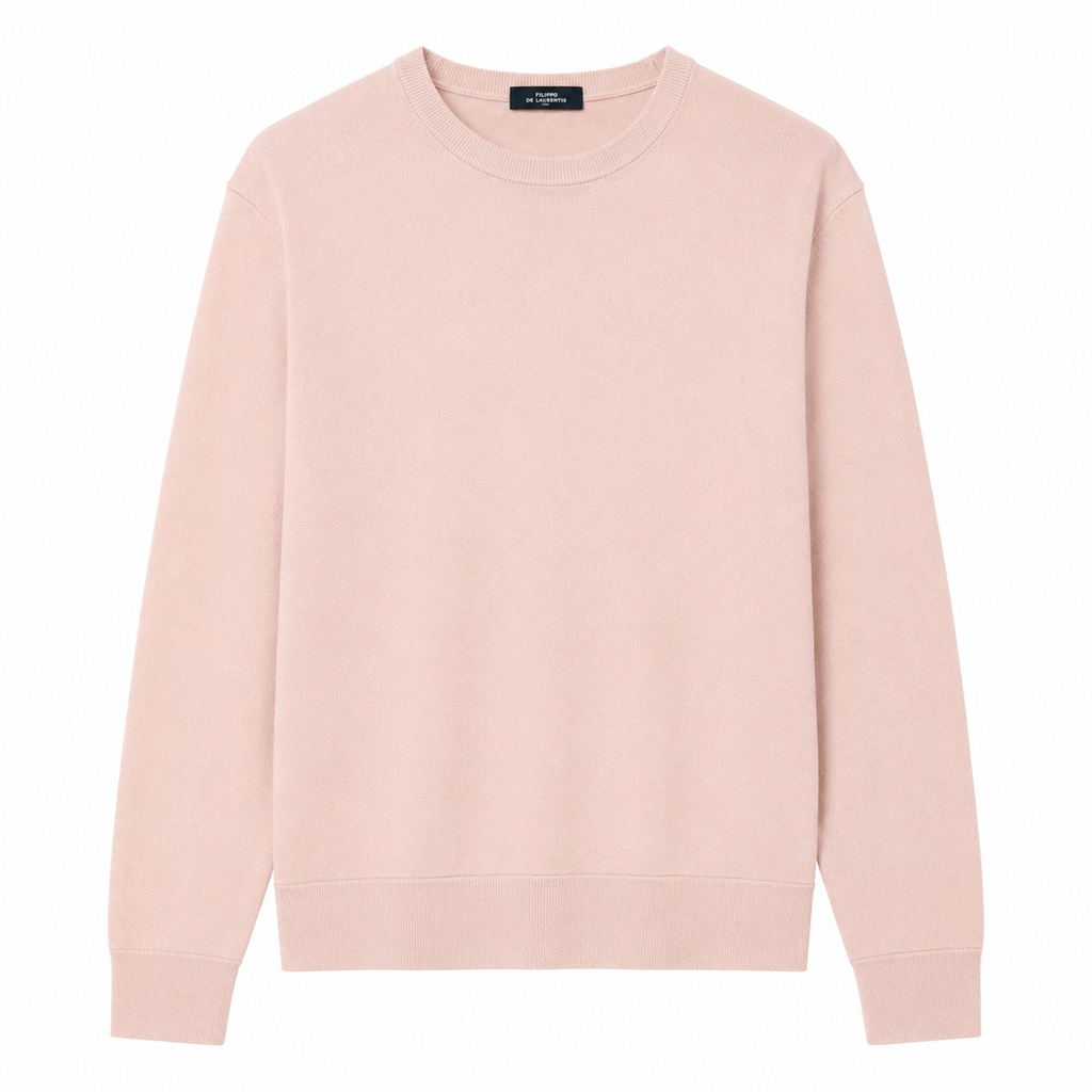 Alpha Studio Man Knit Sleeve Long Pink