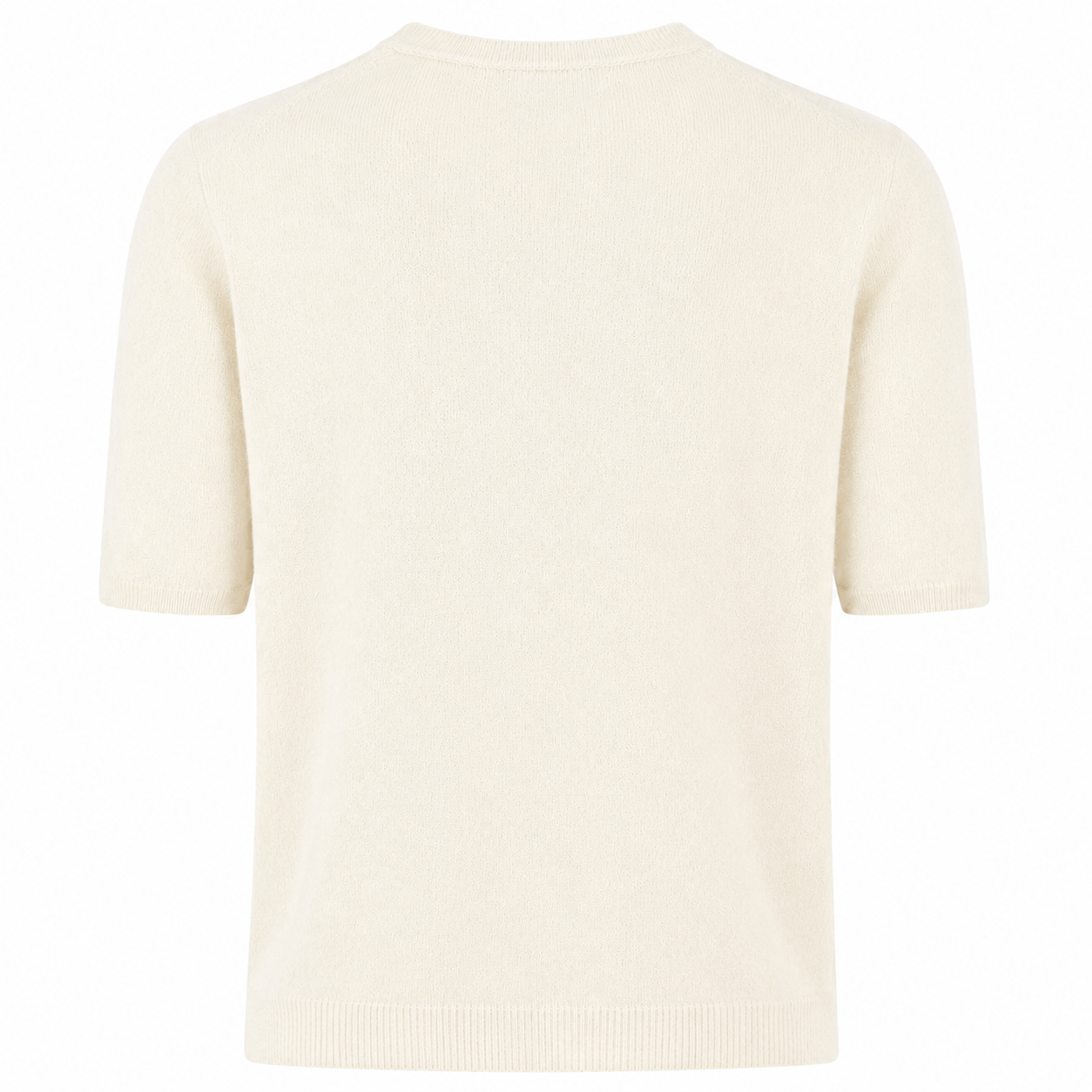 Alpha Studio Woman Crew Neck Gomito Coste Mix Sweaters White
