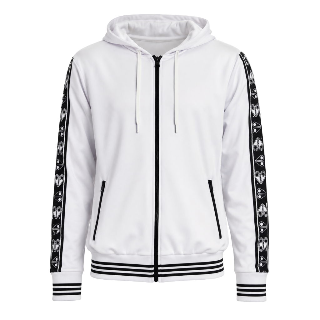 Moose knuckles Man Sweatshirt Track Bomb White