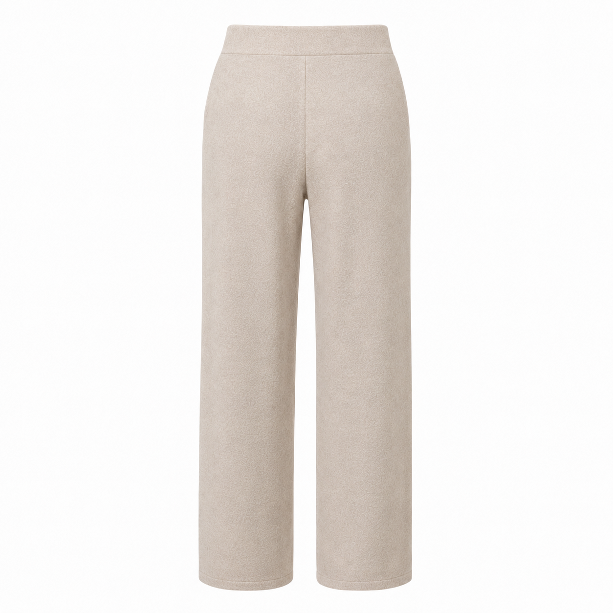 Alpha Studio Woman Panta Wide Leg Mix Shapes Trousers Beige