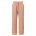 Alpha Studio Woman Panta Wide Leg Mix Shapes Trousers Camel