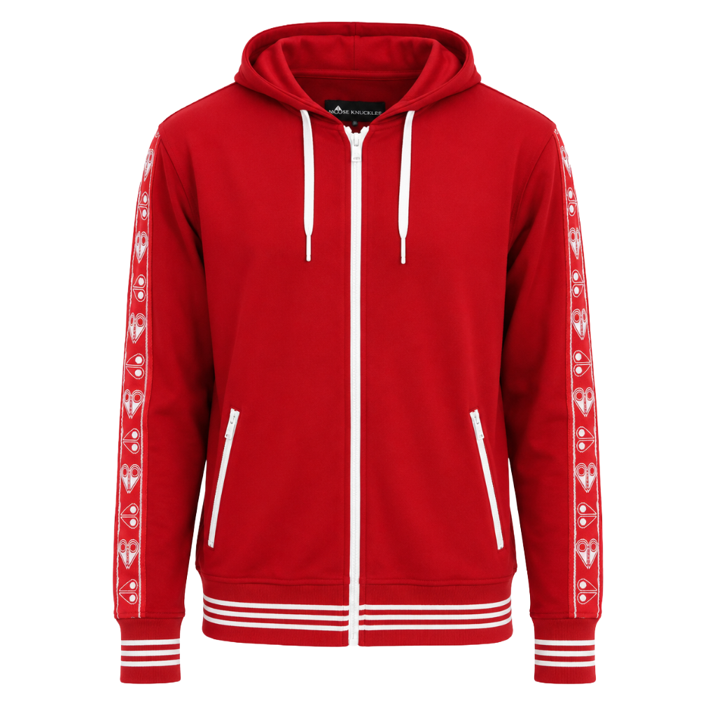 Moose knuckles Man Sweatshirt Jean Talon Red