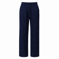 Alpha Studio Woman Panta Wide Leg Mix Shapes Trousers Blue