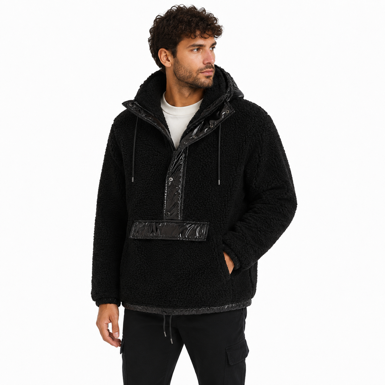 Moose knuckles Man Jacket Sherpa Black