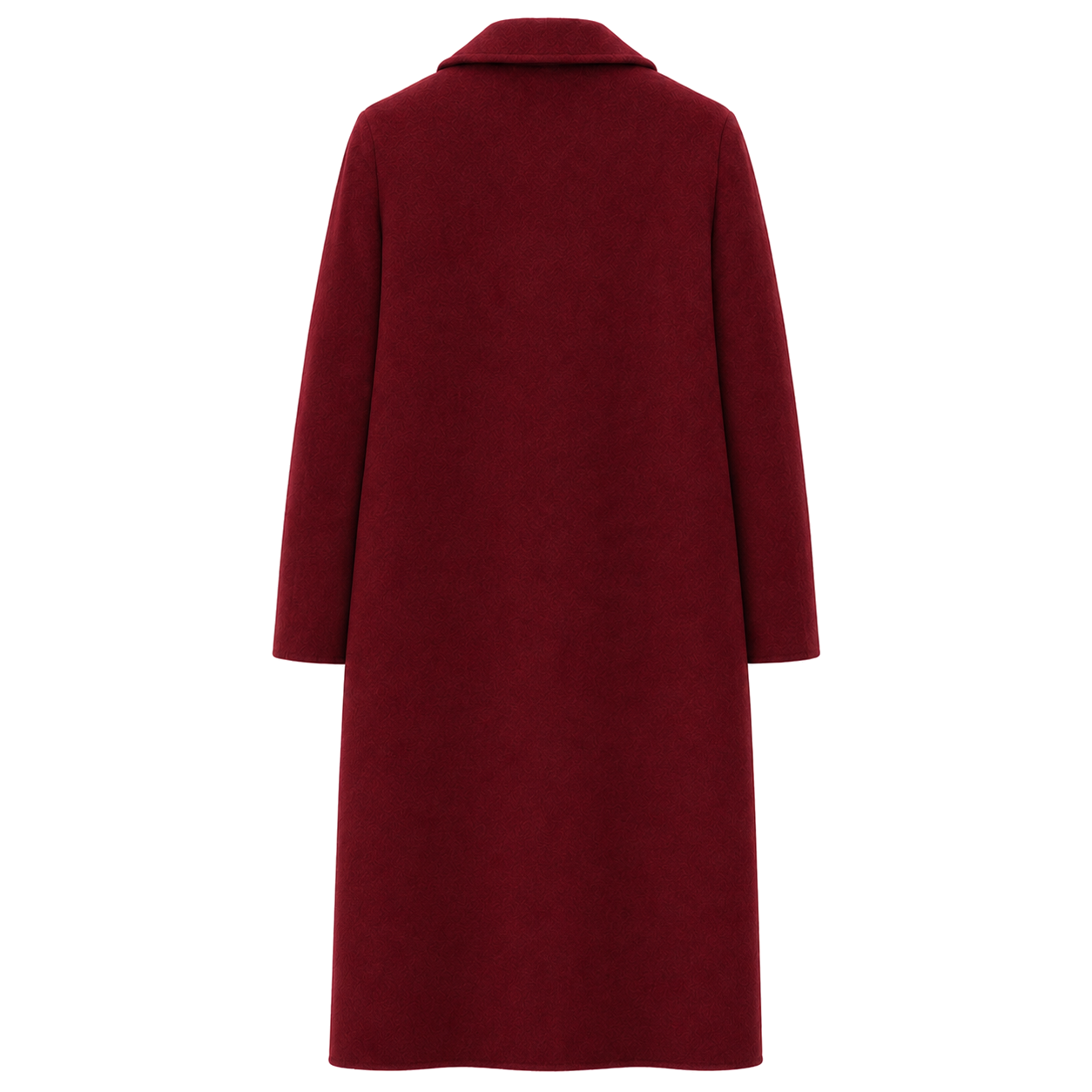 Alpha Studio Woman Coat Double-Breasted Long Wool Red