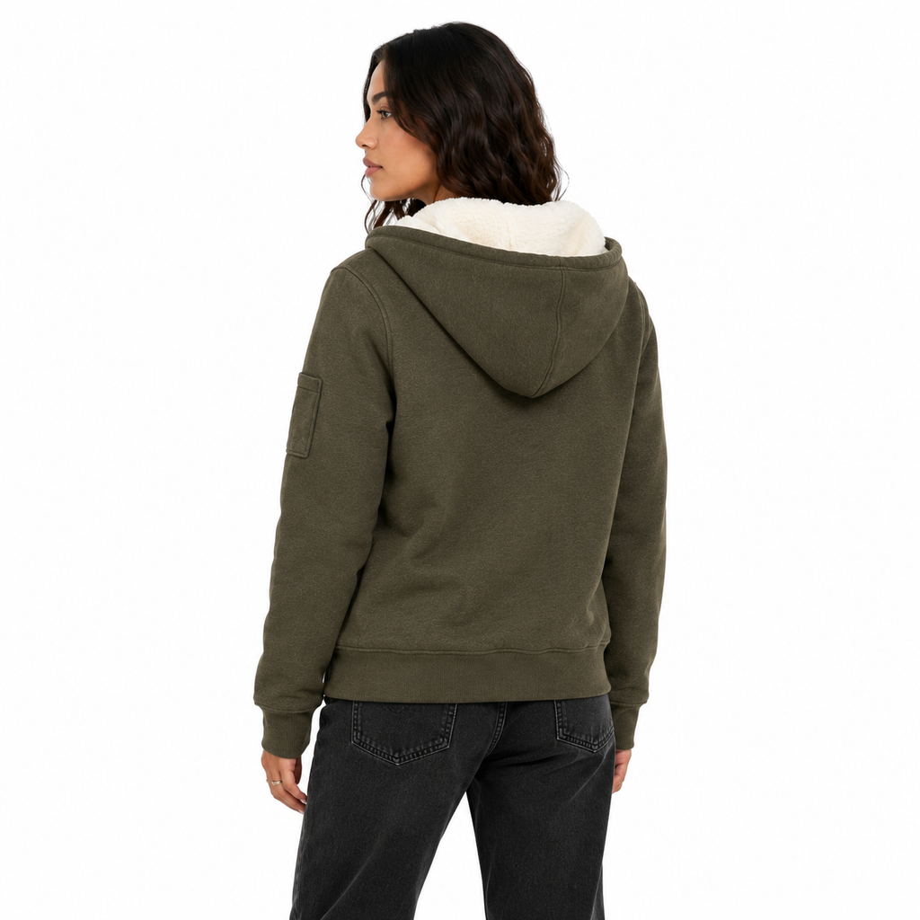 Moose knuckles Woman Sweatshirt Funny Green