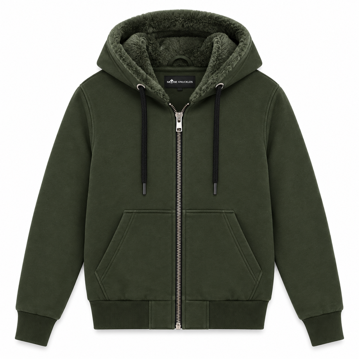 Moose knuckles Woman Sweatshirt Funny Green