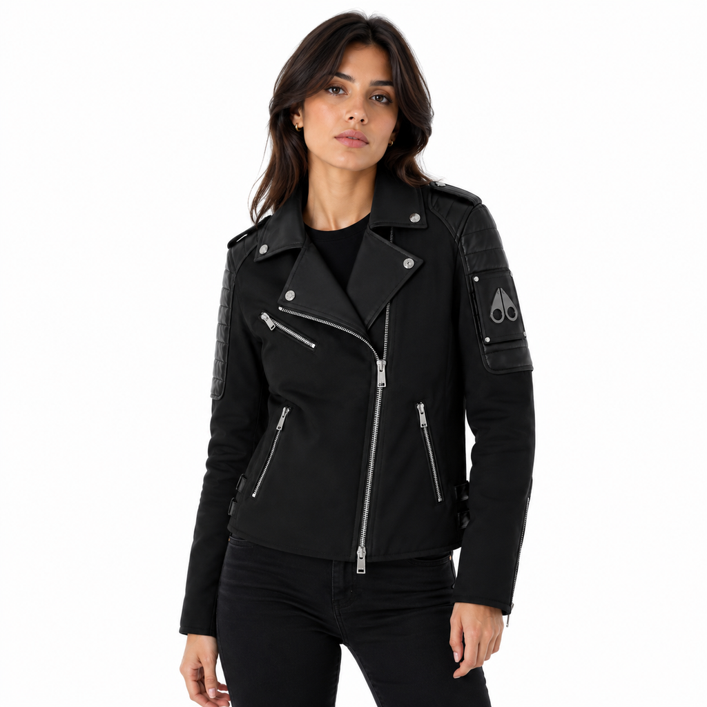 Moose knuckles Woman Chiodo LDS Combat Jackets Blue