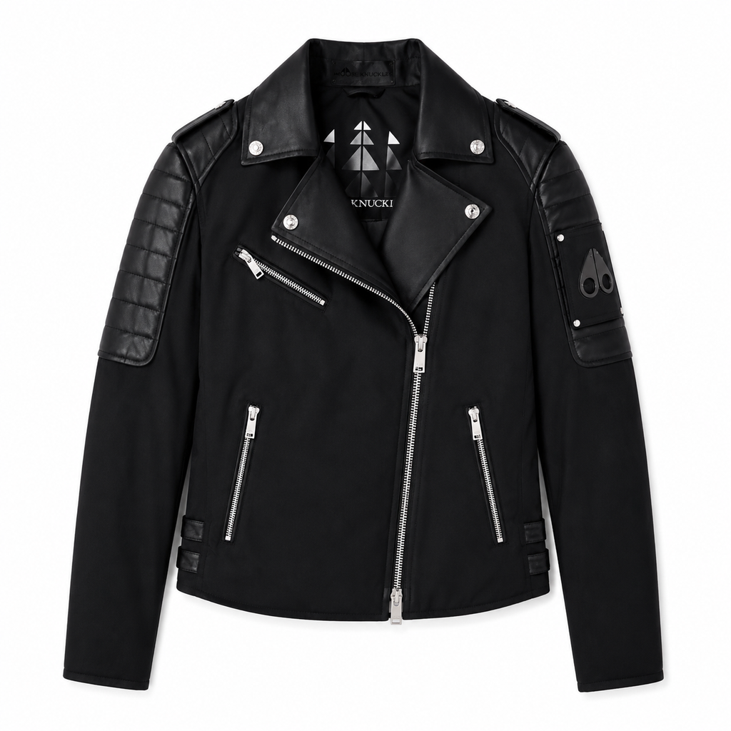 Moose knuckles Woman Chiodo LDS Combat Jackets Blue