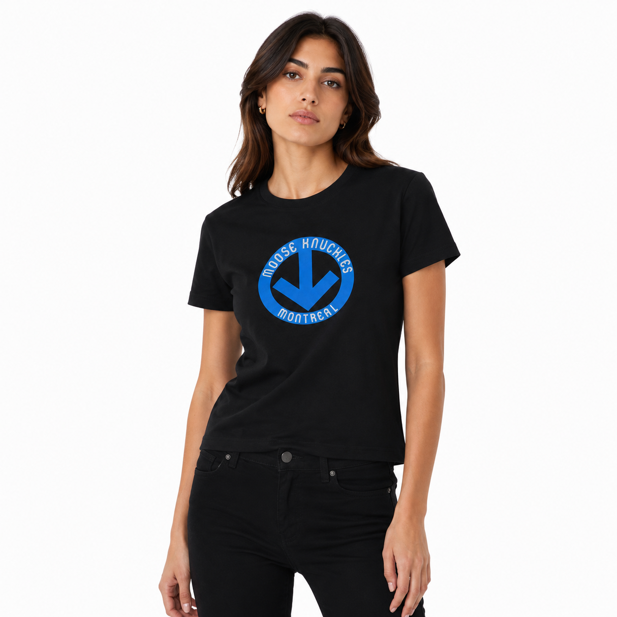 Moose knuckles Woman T-Shirt Montreal Blue