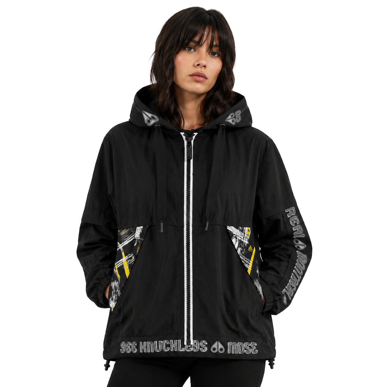 Moose knuckles Woman Jacket Windproof LSD Black