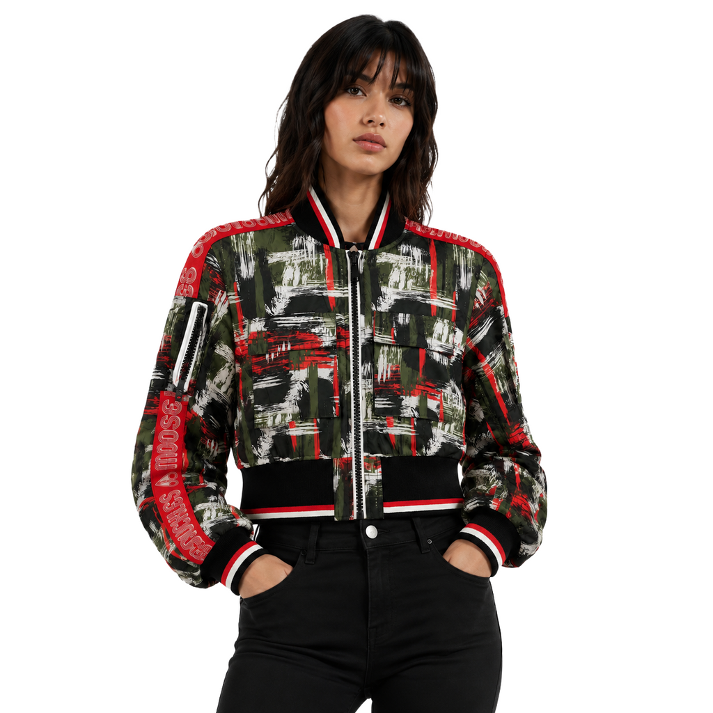 Moose knuckles Woman Down Jacket Cropped LSDS Multicolor