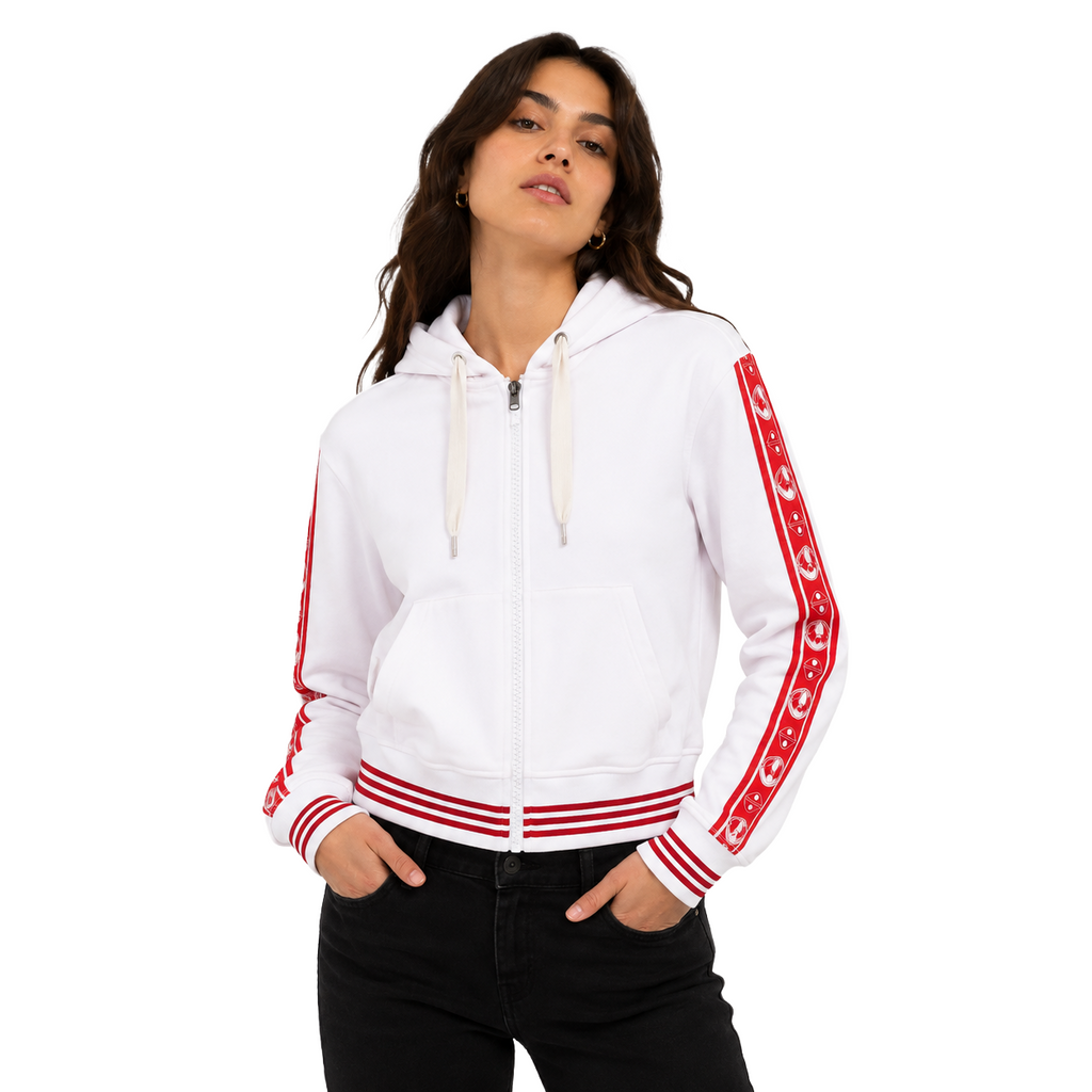 Moose knuckles Woman Sweatshirt Cropped Jarry White