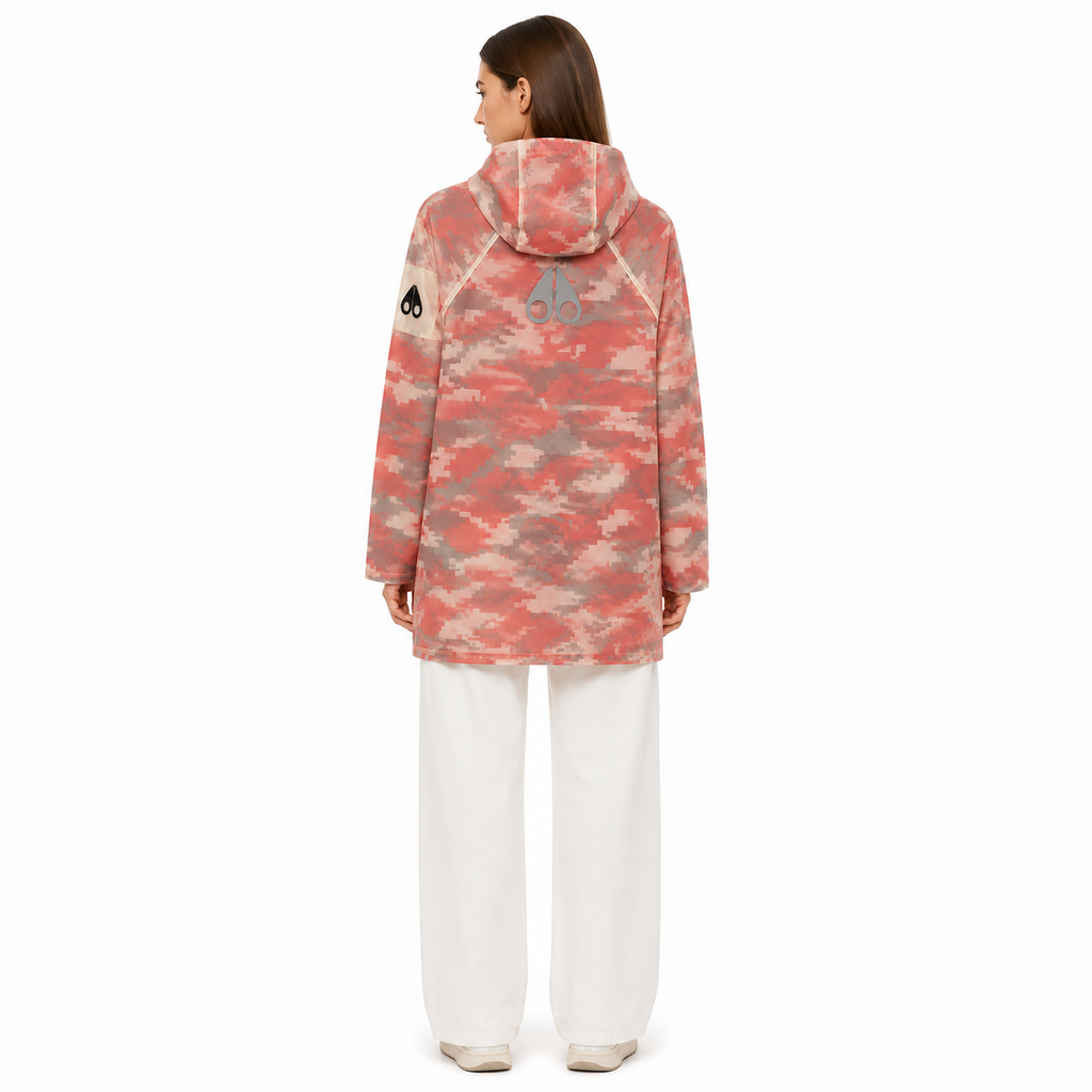 Moose knuckles Woman Jacket Rainproof Yoho Camouflage