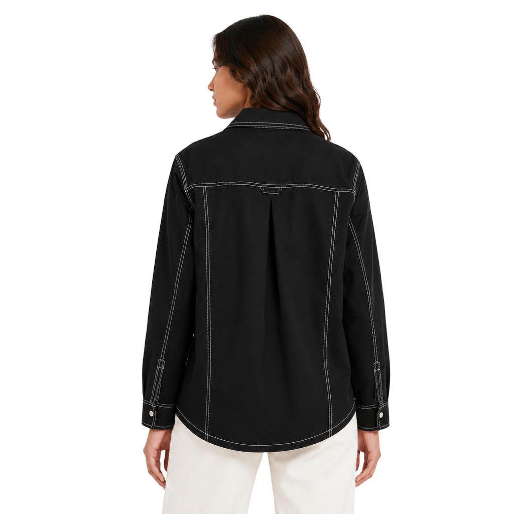Moose knuckles Woman Shirt Taschino Pelo Black