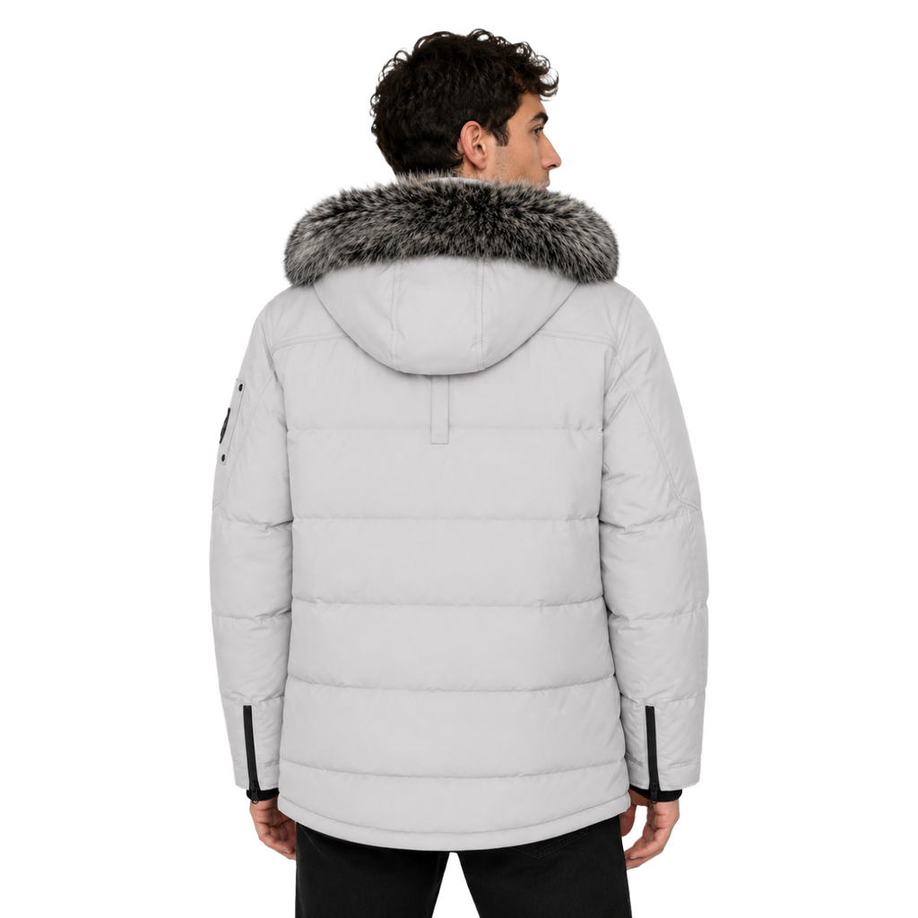Moose knuckles Man Jacket Onyx Big Ridge Grey