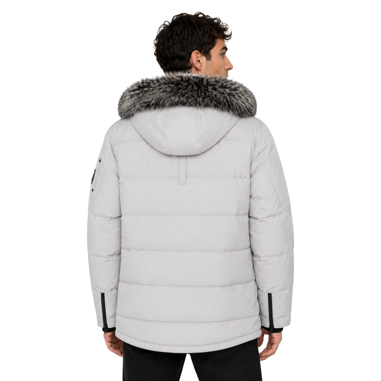 Moose knuckles Man Jacket Onyx Big Ridge Grey