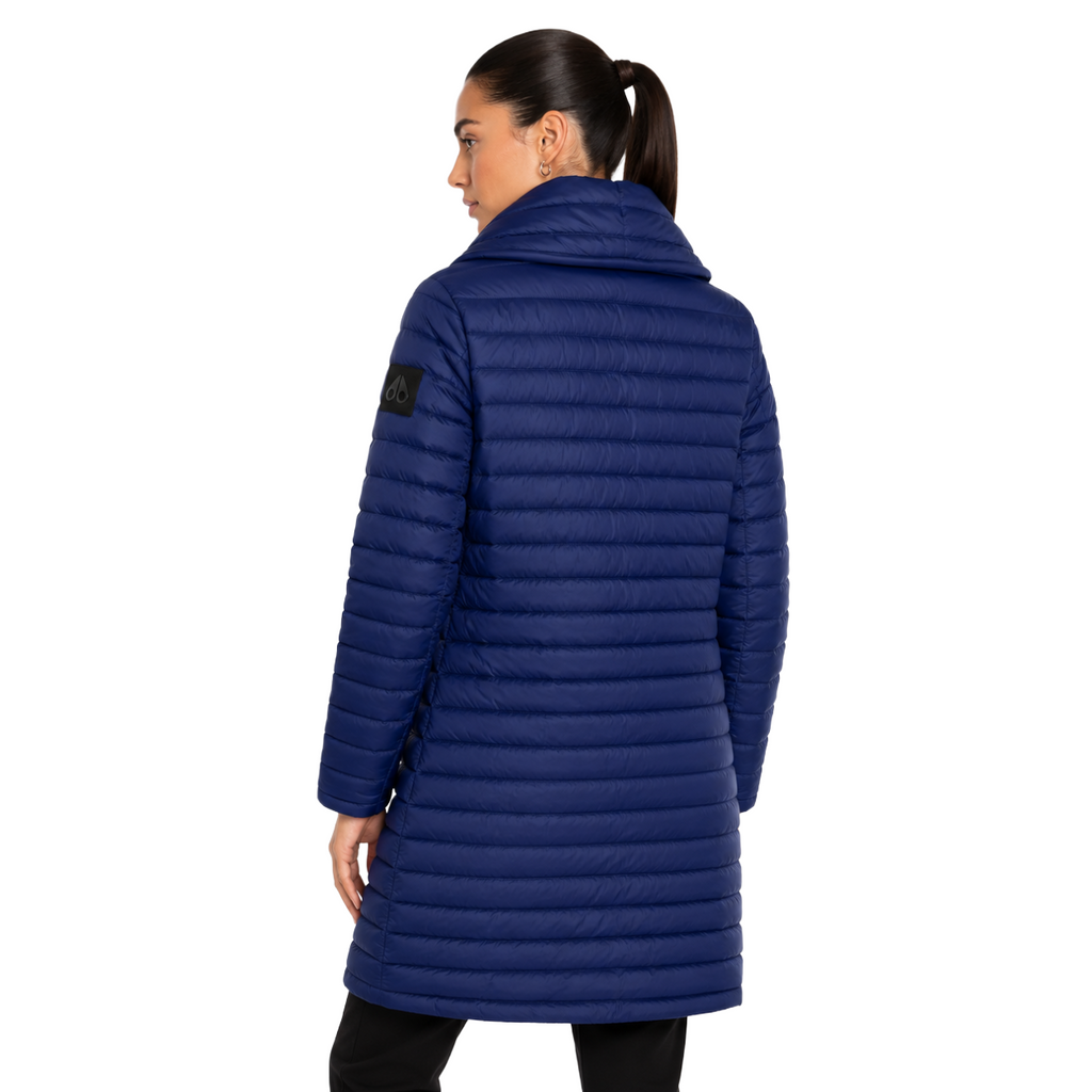 Moose knuckles Woman Jacket Long LDS Blue