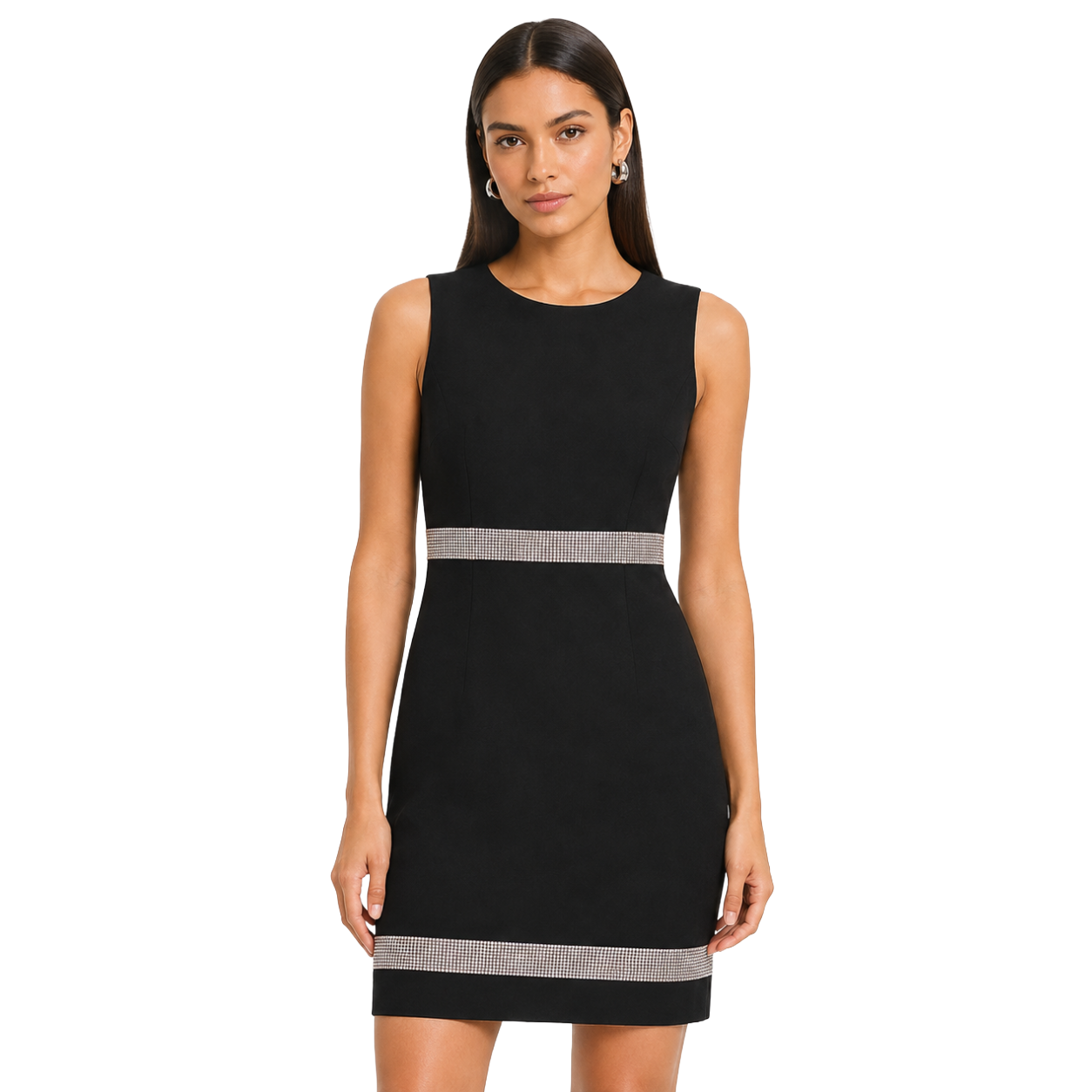 Dolce & Gabbana Woman Dress Sleeveless Cristalli Black