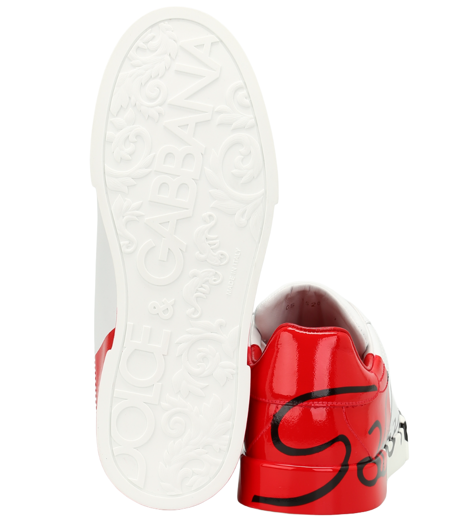 Dolce & Gabbana Woman Sneakers Patent Leather White
